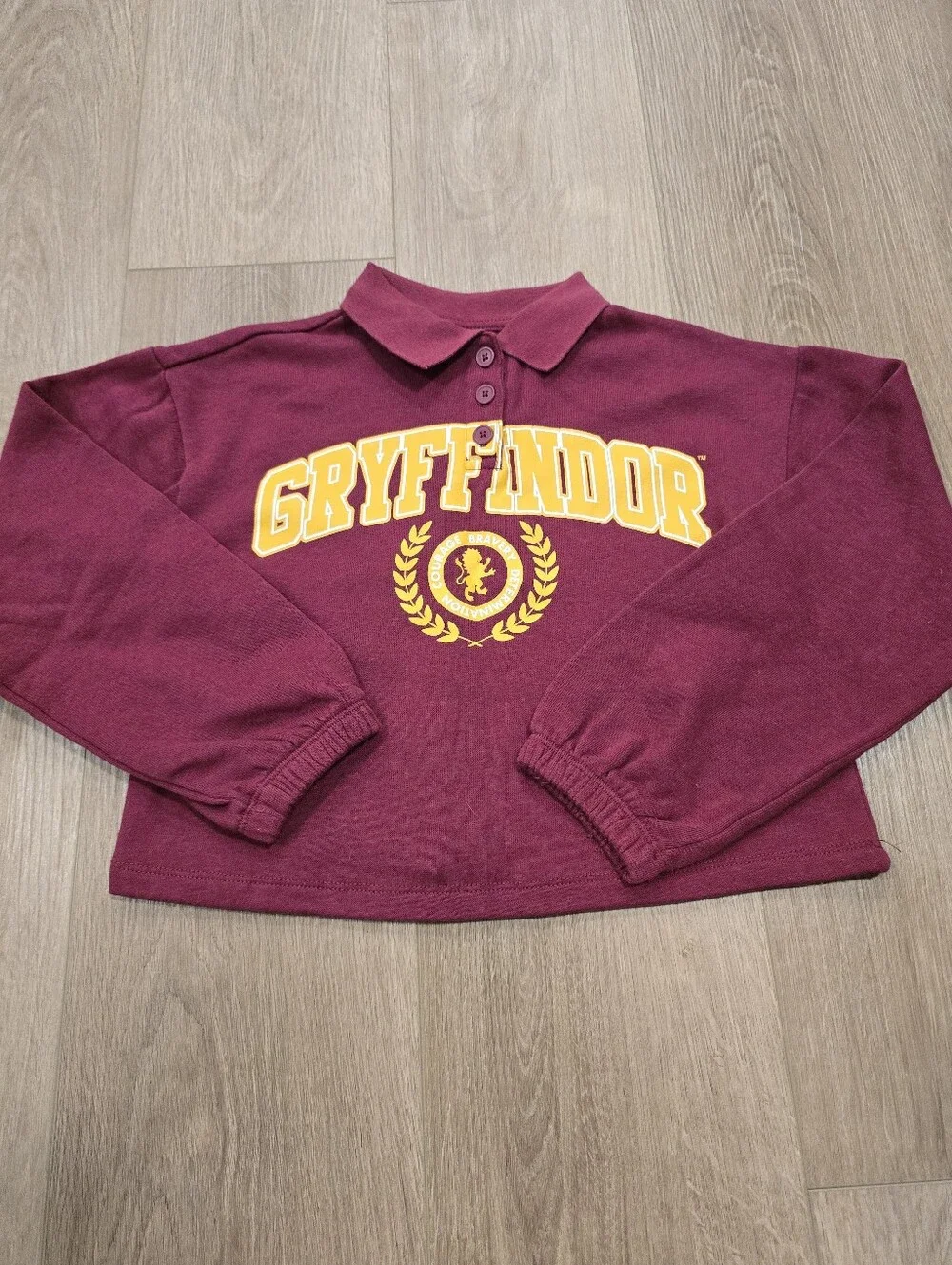 Harry Potter Gryffindor Girls Maroon‎ Sweatpants Set 2 Piece Bundle Size 6X XS